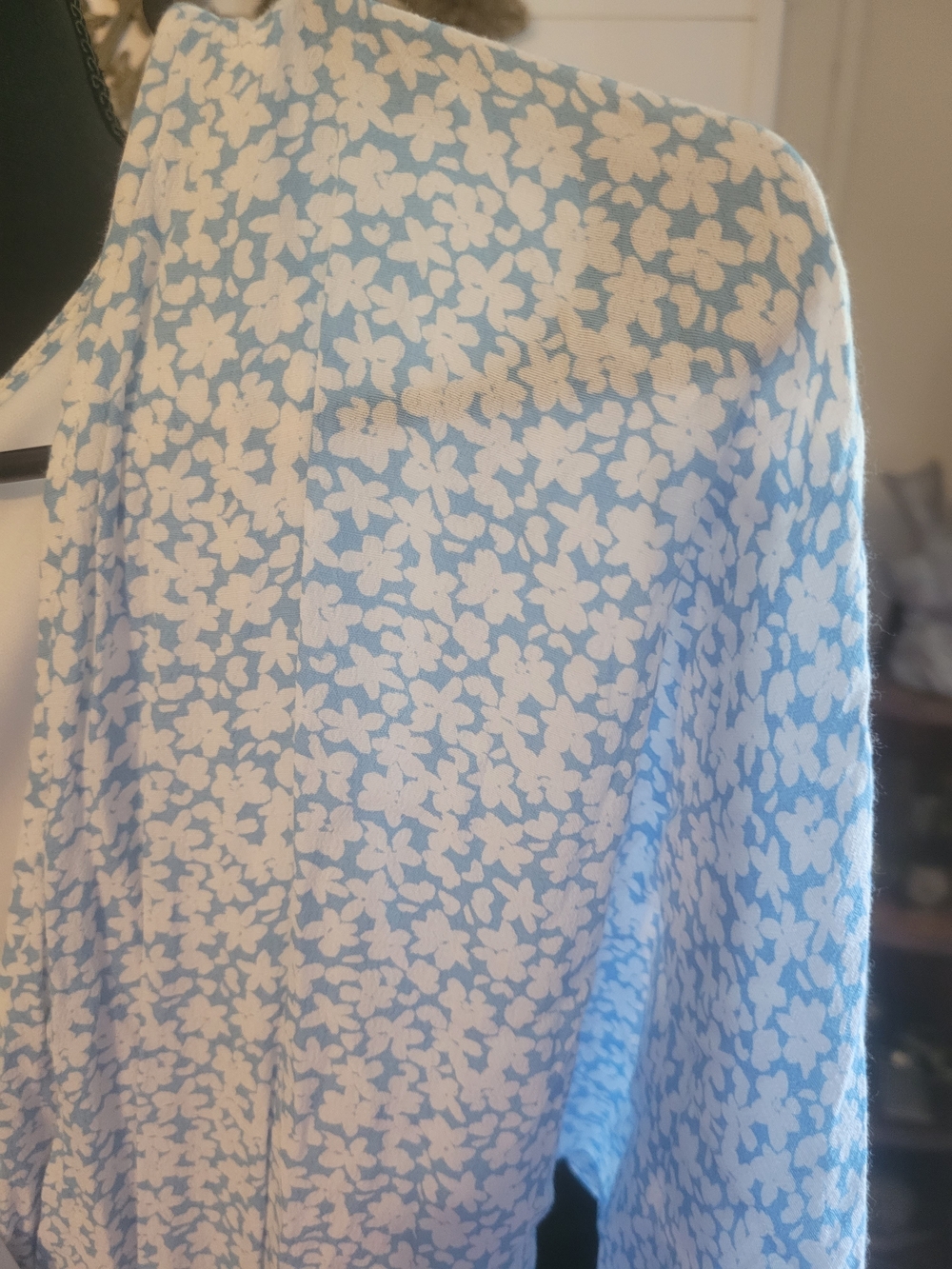 Altar'd State Light Blue & White Floral Romper - Picture 2 of 10